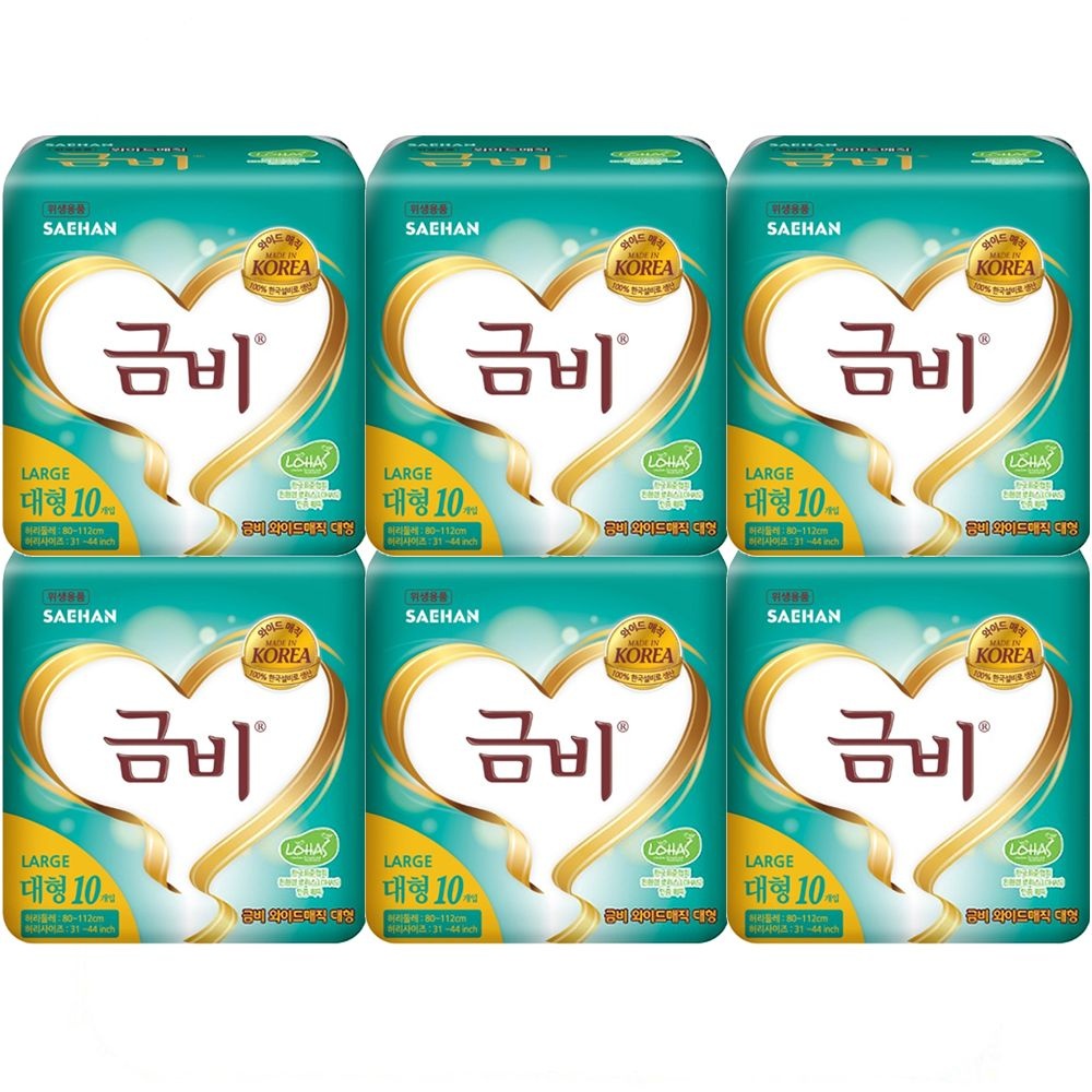 금비 성인용기저귀 와이드 매직 대형 6팩/ 8팩 겉기저귀