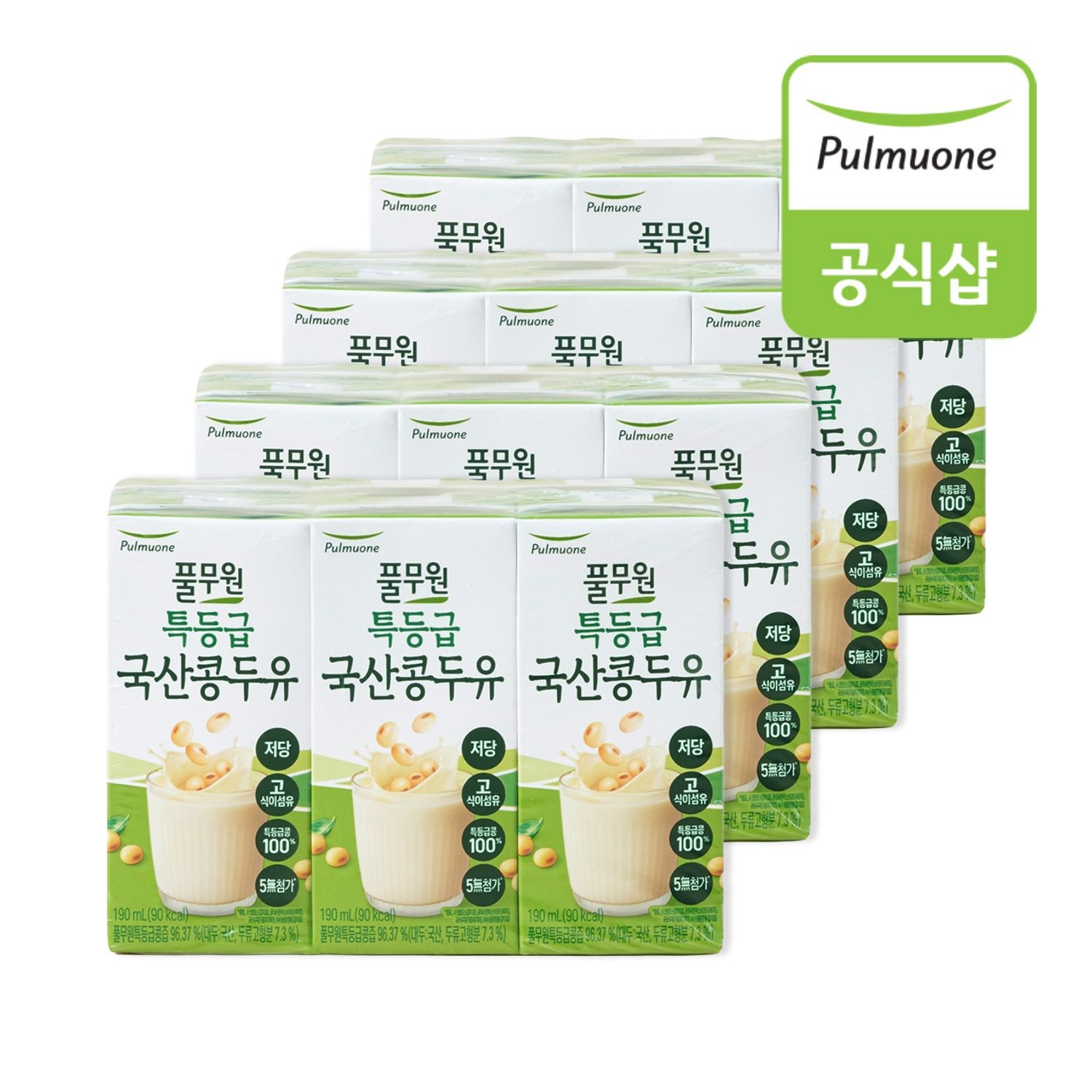 풀무원 특등급 국산콩두유(190mlX6개입)x4(총 24개)
