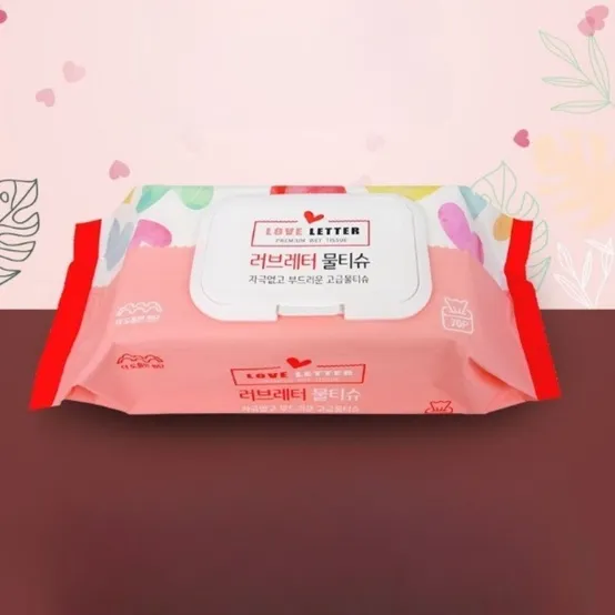 살림방 물티슈 70매 캡형 깨끗한물티슈 물티슈대용량