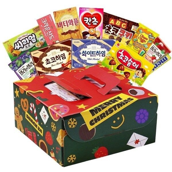 스낵24 메리 크리스마스 스위트 케이크 상자 과자선물세트23540736681249