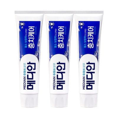 메디안 후레쉬 블루 치약 120g x3개