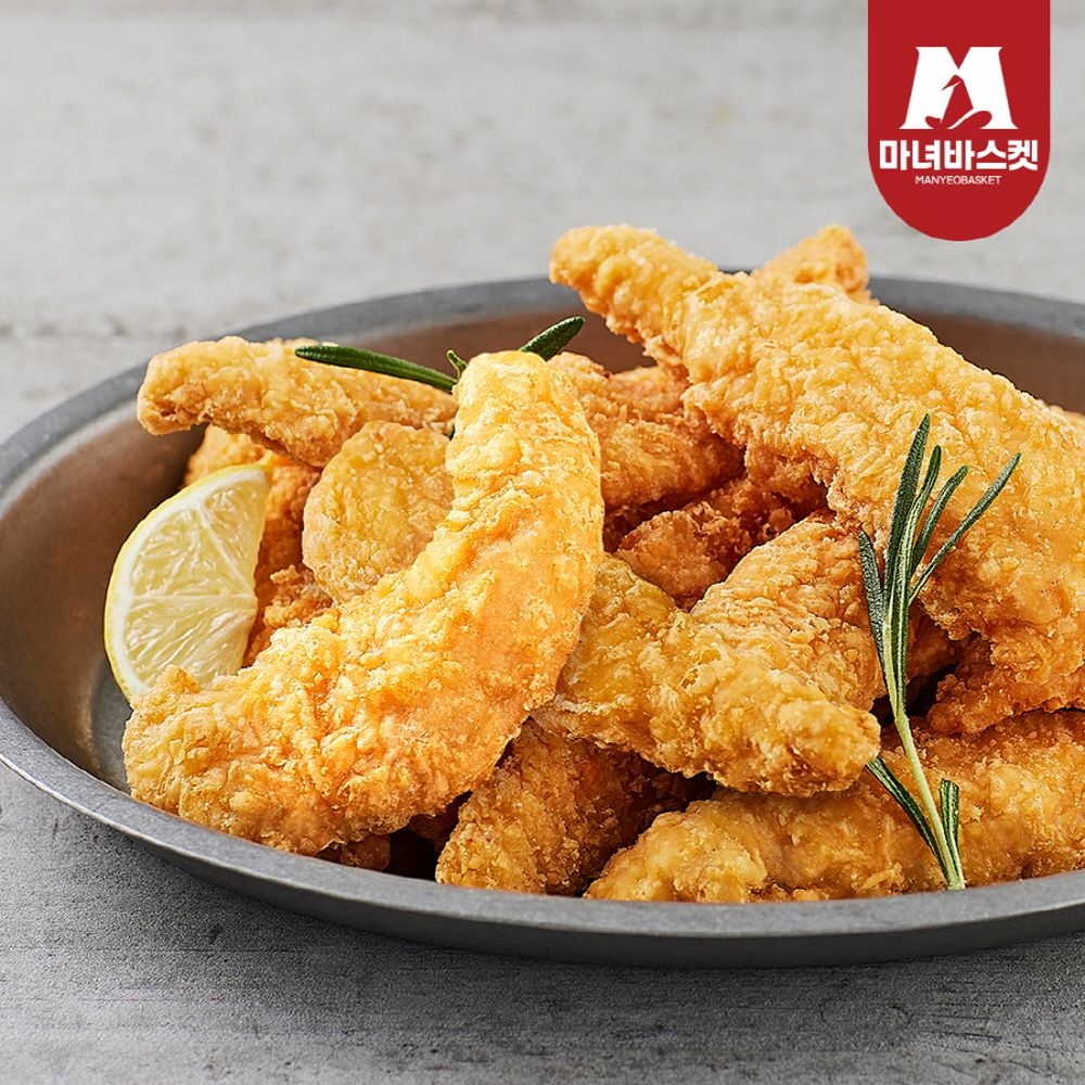 [롯데온] 맘스터치 시그니처 순살치킨 1kg (12,160원~/무료)