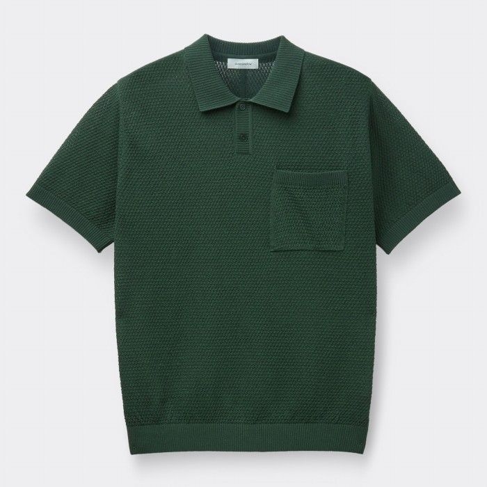 [Essentials] Khaki Texture Collar Sweater C9WAM26411KHX