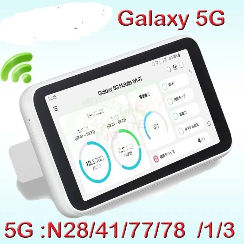 [Mifikid]유심공유기 SIM 카드 슬롯 포켓 라우터 잠금 해제 갤럭시 5G 모바일 와이파이 SCR01 4g 5g Mifi LTE 휴대용 보조베터리