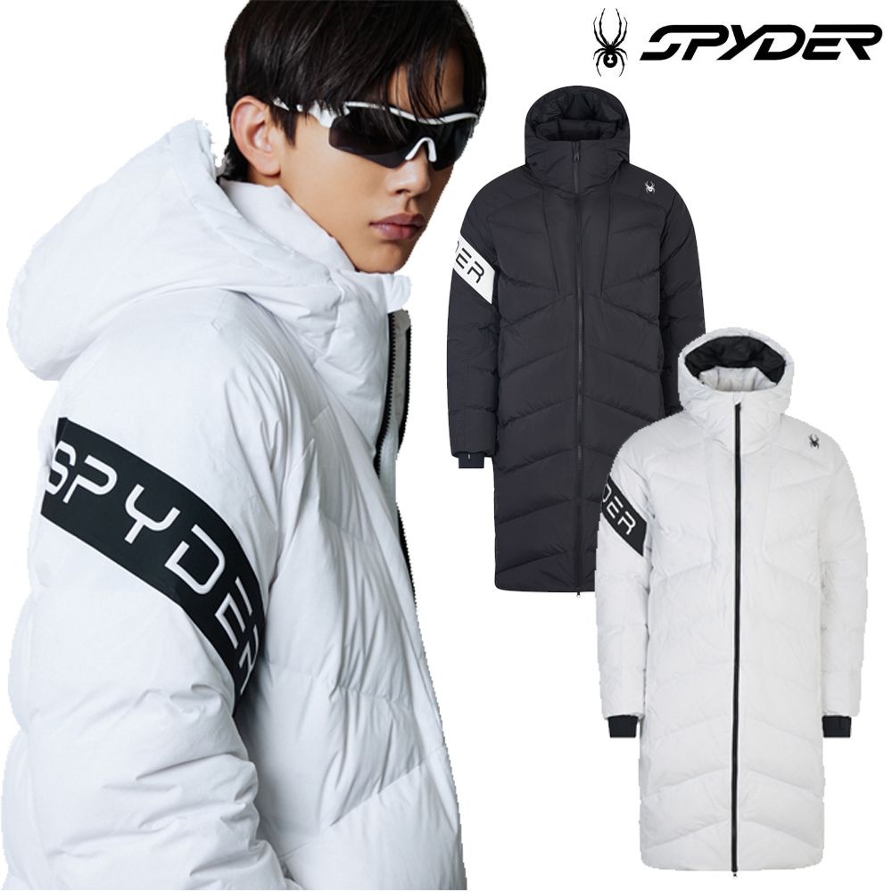 [롯데온] SPYDER 슬리브 로고 롱 다운 자켓 (181,770원/무료)
