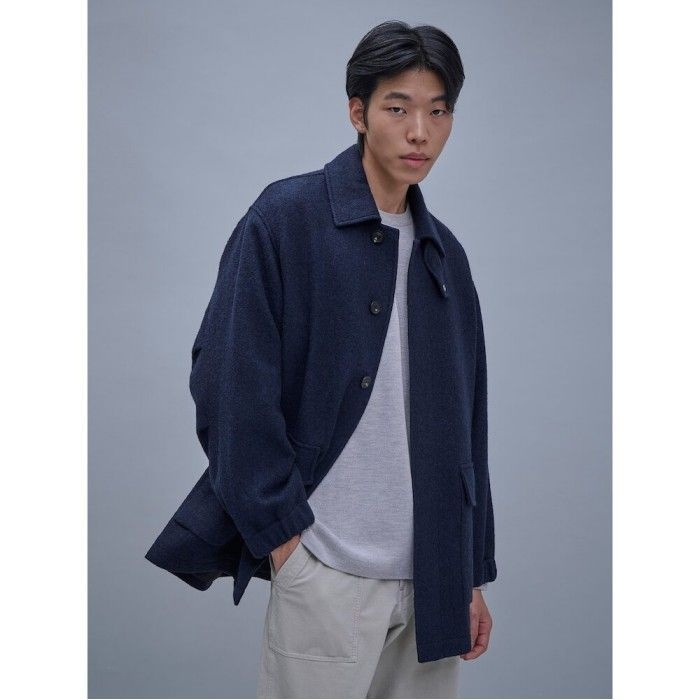 시프트지 Wool Safari Coat  Navy (GS4930HF1R)