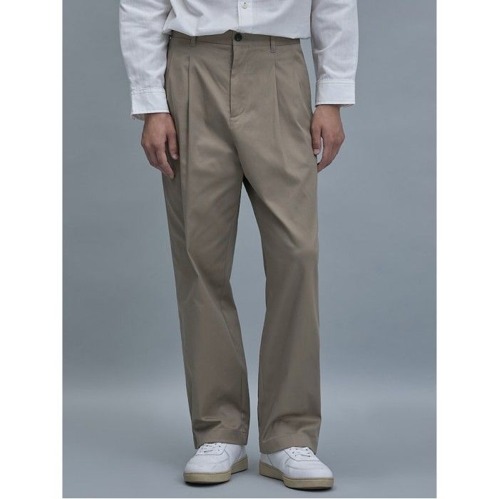 시프트지 Wide Tapered Cotton Pants Beige (GS5821CN1A)