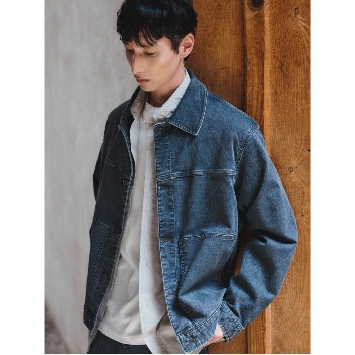 시프트지 Relax Fit Solid Shirts Grey GS5864CL63