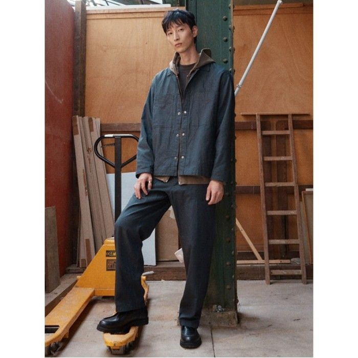 시프트지 Semi Wide Fatigue Pants Ash GS5821CW14