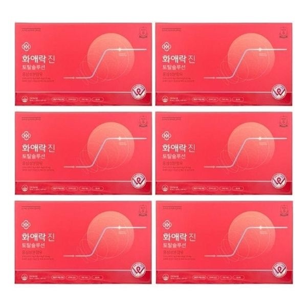 정관장 화애락진 토탈솔루션 70ml x 30포 터닝미 리뉴얼 6개 Ss