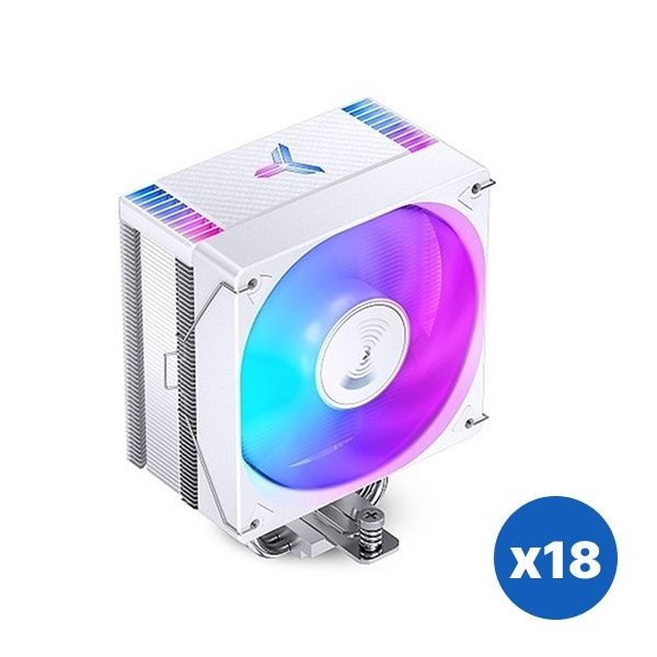 JONSBO 벌크 CR-1000 EVO AUTO RGB CPU쿨러 화이트 18PACK 1BOX 11%할인
