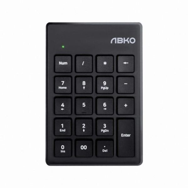 ABKO 유선 키패드, KP10 블랙 USB