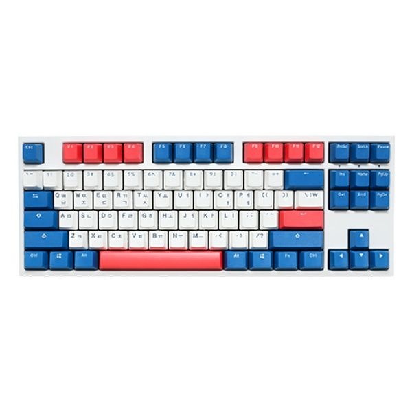 Ducky 유선 기계식 미니키보드, Ducky One 2 Seamless Bon Voyage TKL PBT 이중사출 심리즈 본보야지 TKL, 넌클릭 갈축, 한영자