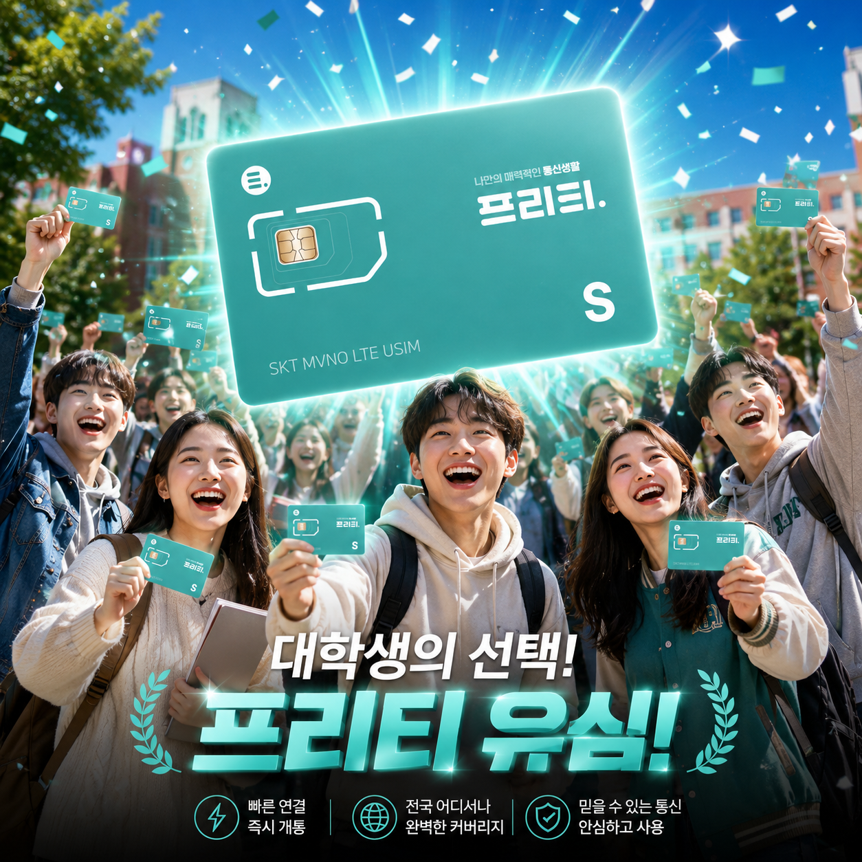 SK 알뜰요금제 유심구매 온라인 USIM 이동 교체 SKT/KT/LG 셀프개통 알뜰폰 가입