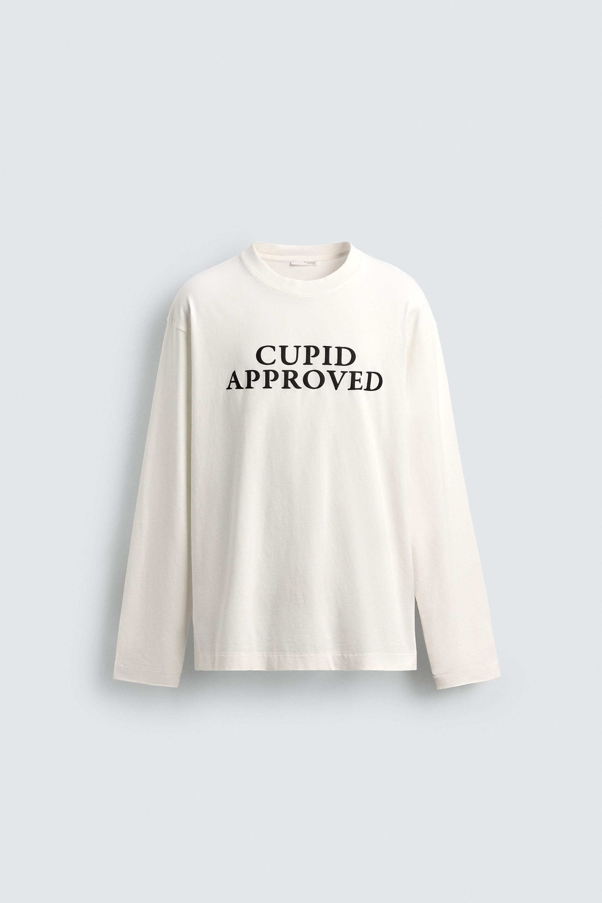 ZARA 자라 [해외] 자라 ZARA 자라 KUPID 글자 티셔츠 6224 405 250