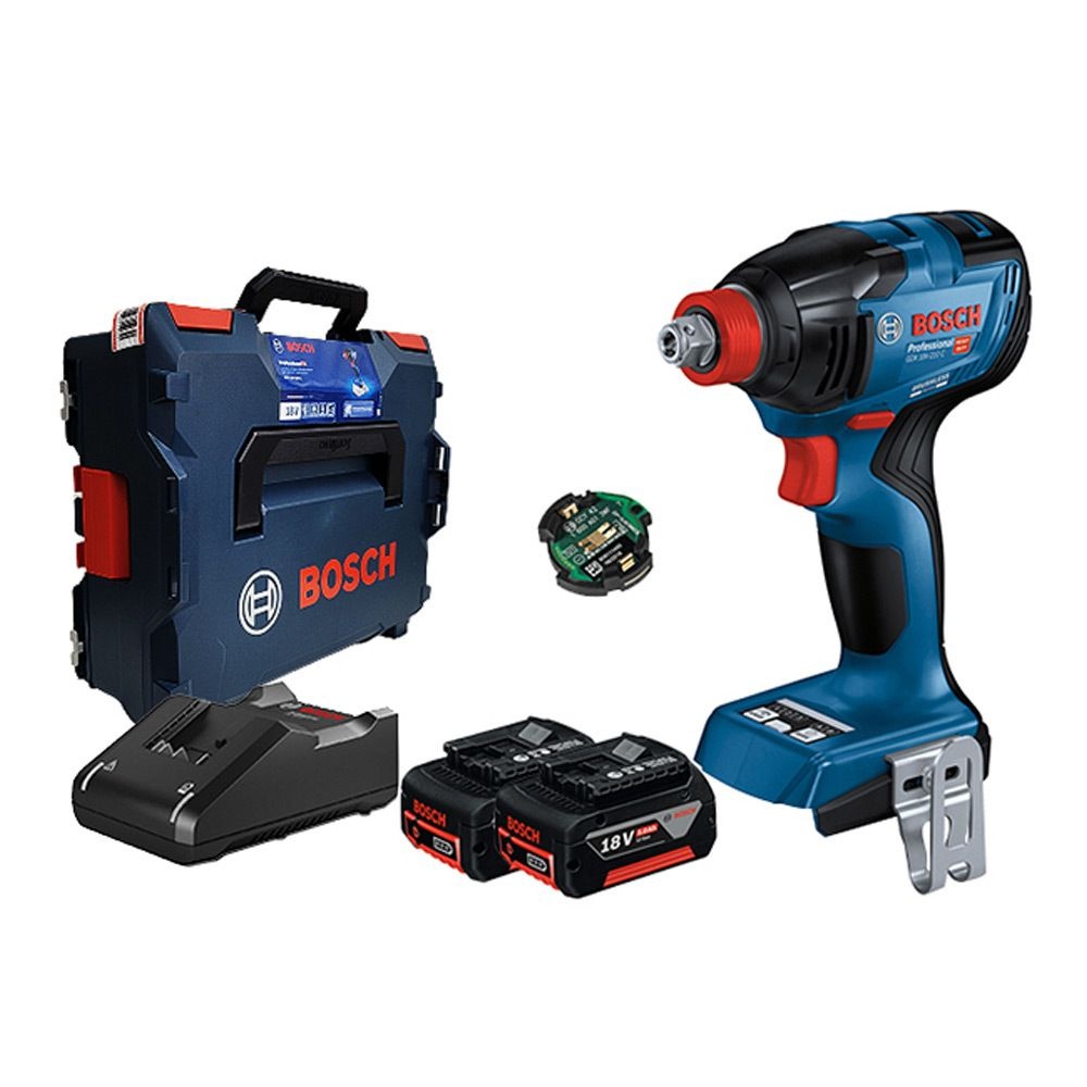 보쉬 보쉬 BL 모터 GDX 18V-210C 충전임팩 드라이버 5.0 AH 렌치 전동 공구