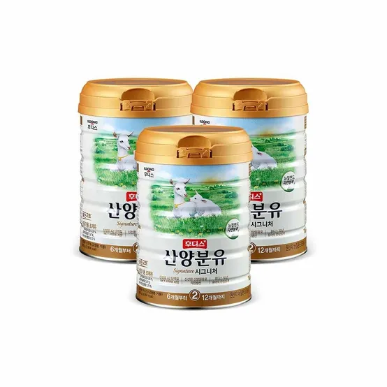 후디스 산양분유 시그니처 800g 2단계 3캔