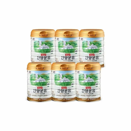 후디스 산양분유 시그니처 800g 2단계 6캔