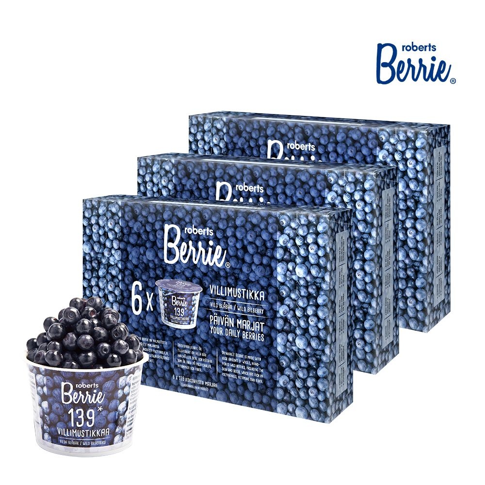 [롯데백화점] 로버츠베리에 빌베리 3box(100ml x 18팩)