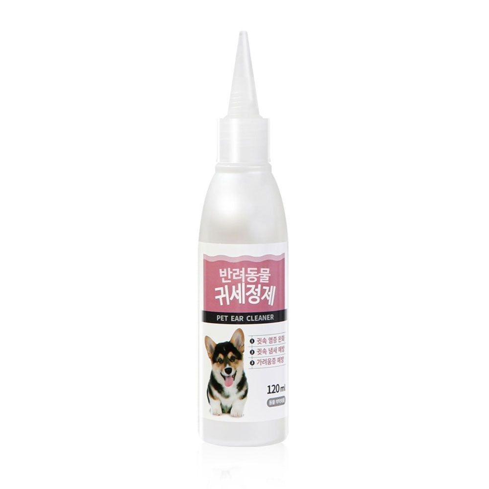 120ml 강아지 위생 고양이 애견 적인 펫퍼스 냄새예방 가려움 귀세정제