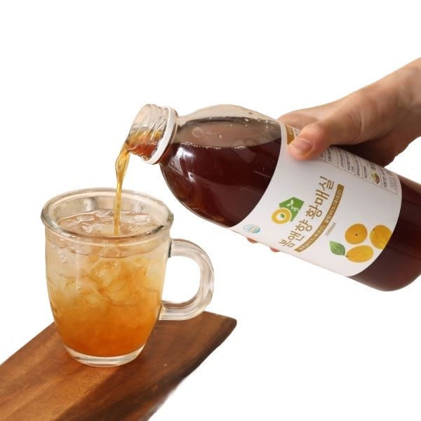 3년 숙성 봄앤향 하동 황매실청 1000ml 청매실 아닌 황매실 매실원액 수출하는 액기스