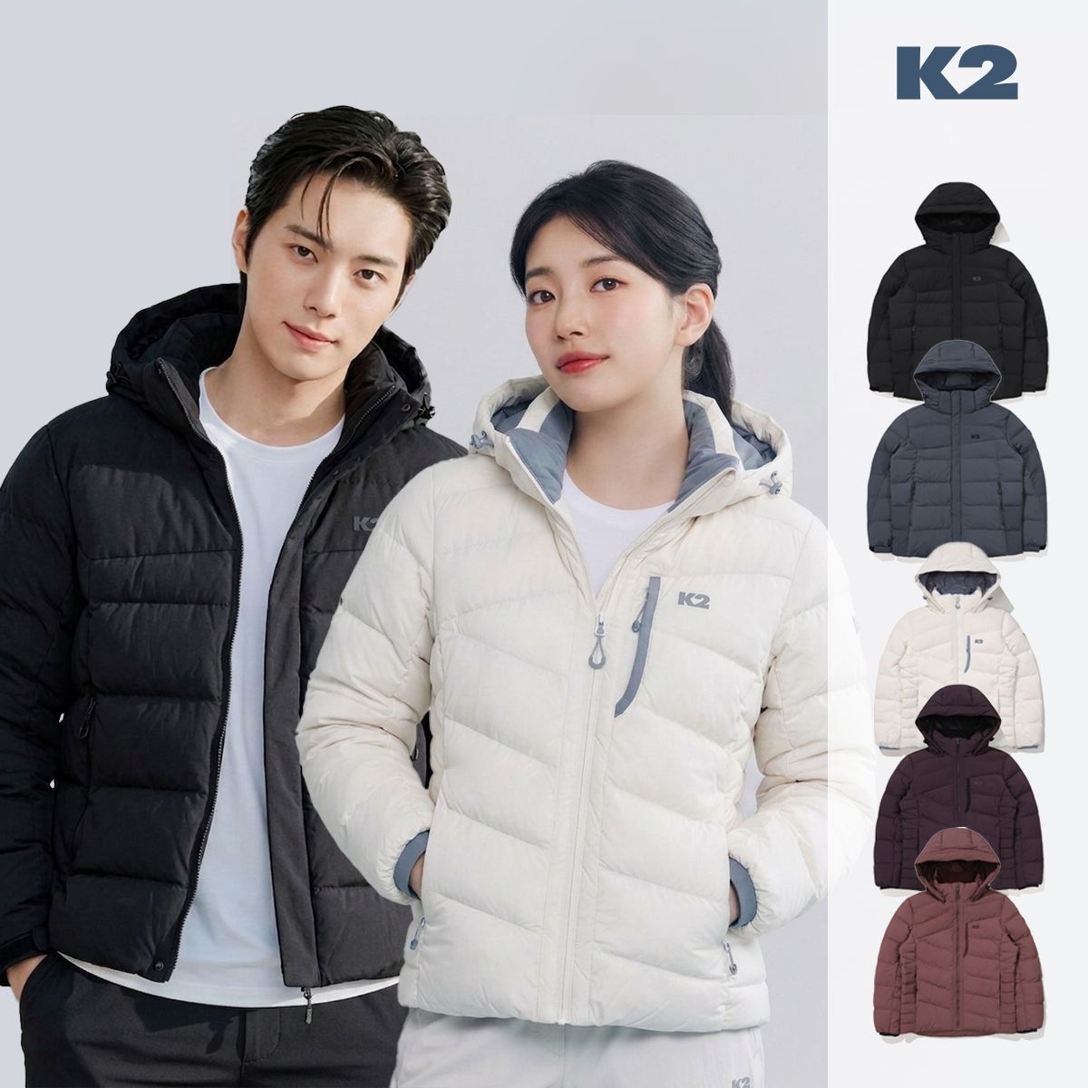 [롯데온] K2 남여 클리프 숏 구스 중헤비다운 (123,200원/무료)