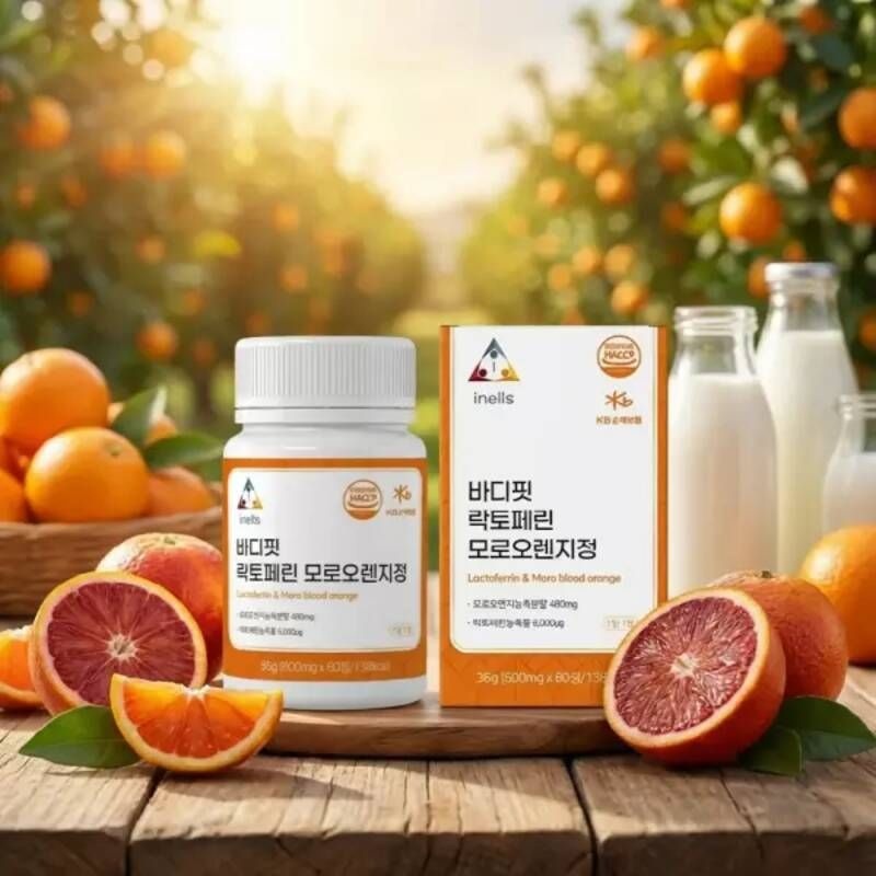 11st 건강 락토페린 모로오렌지농출분말 2개월분 차전차피분말 비타민C 칼륨 엘라스틴 HACCP인증