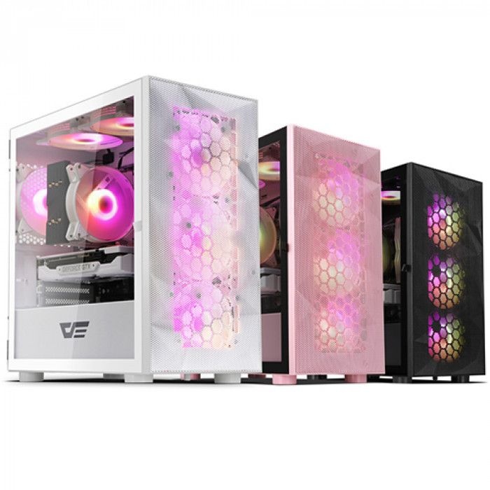 darkFlash DLM21 RGB MESH 강화유리 블랙