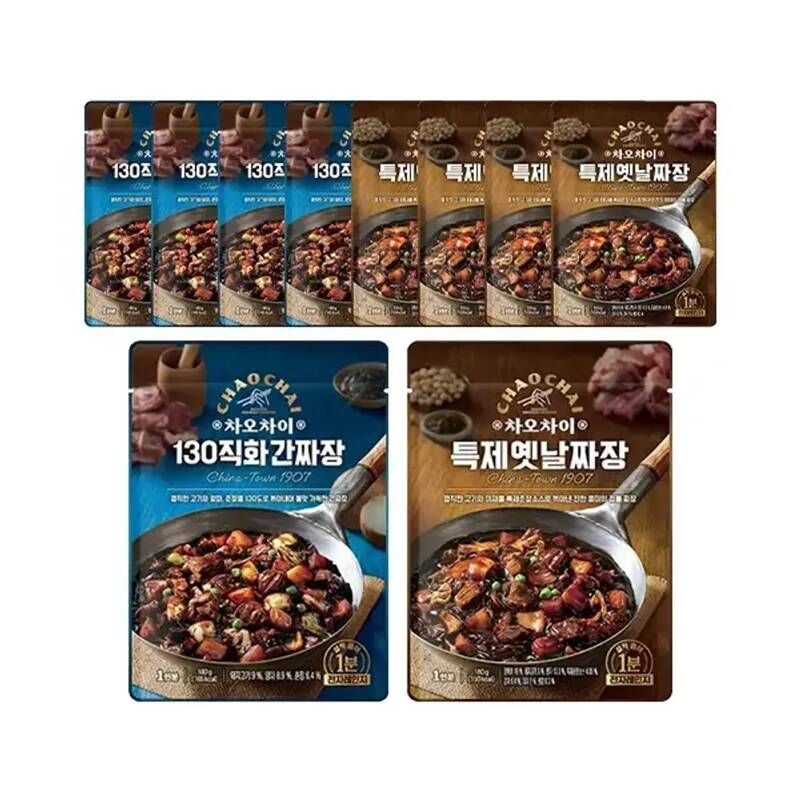 차오차이 130 직화간짜장 180g, 5개 + 특제짜장 180g, 5개