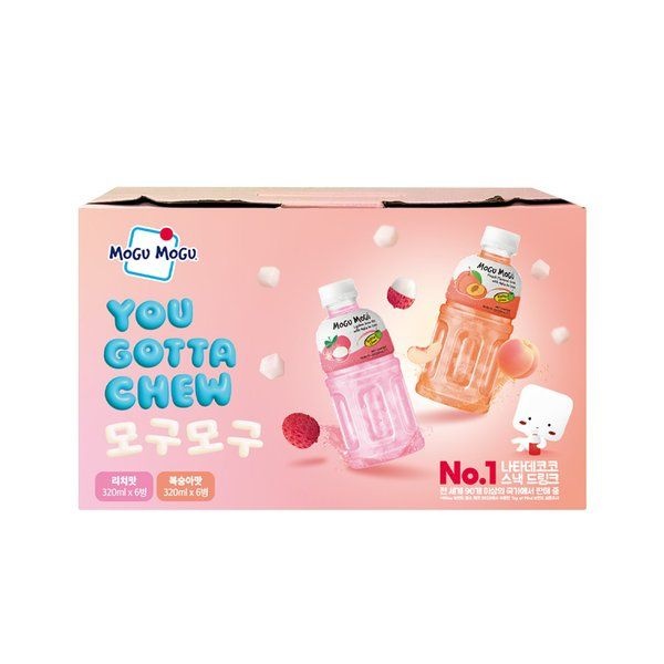 모구모구 모구모구 리치, 복숭아맛 주스 320ml X 12입