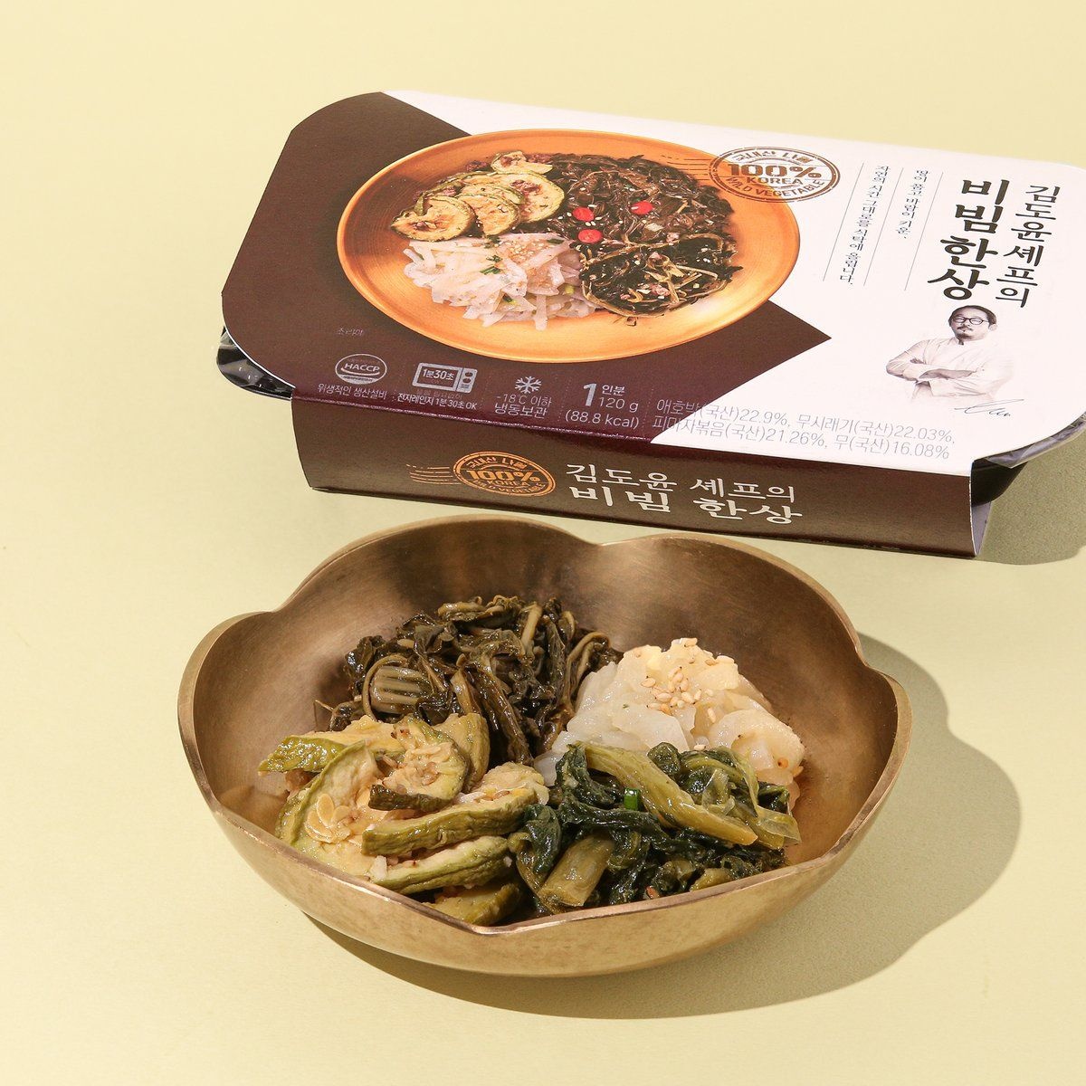 김도윤셰프 국내산 비빔한상 나물4종 120g