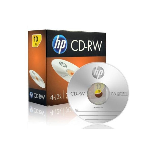 [오늘출발] HP 정품 CD-RW 공CD 700MB 12X 슬림케이스 10P
