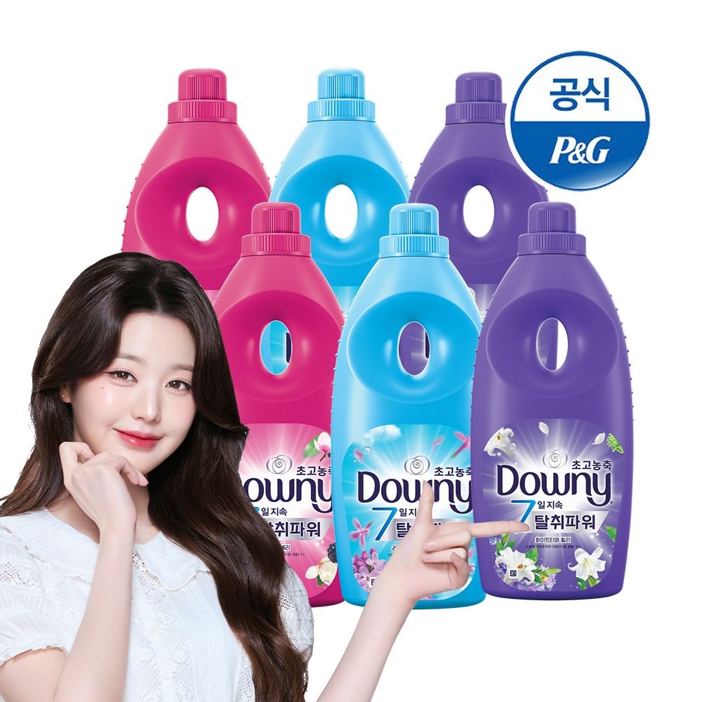 [롯데온] 다우니 탈취파워 섬유유연제 1L 6개+200ml 2개+랜덤증정 (25,880원/무료)