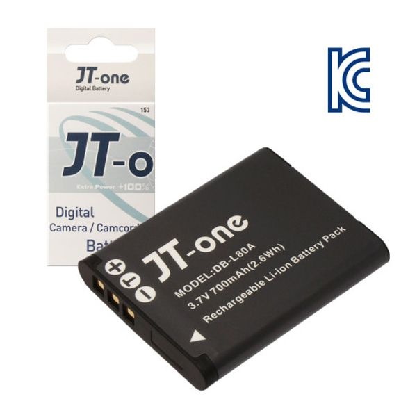 제이티원 산요 DB-L80A 호환배터리 VPC-X VPC-GH VPC-CG DMC-CG