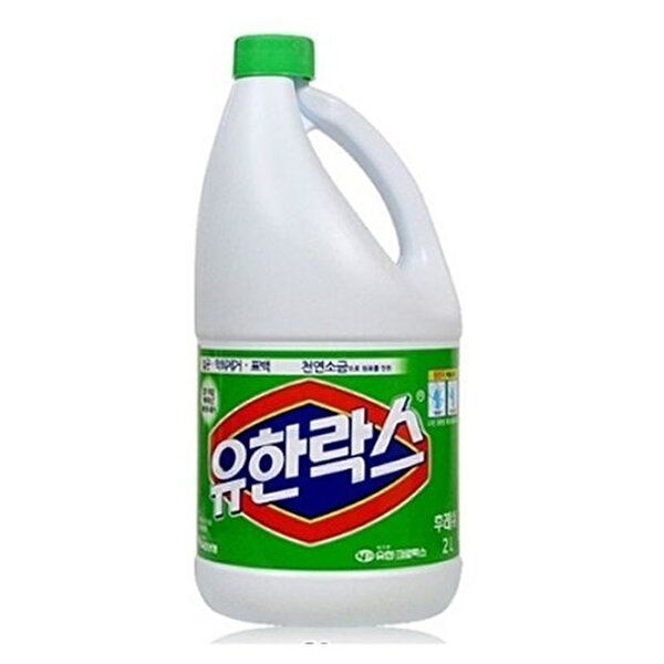 고품질 유한 락스 욕실청소 주방 세제 2L 레귤러 락스 과산화수소 정제수 증류수 포비돈 W0D5CF4