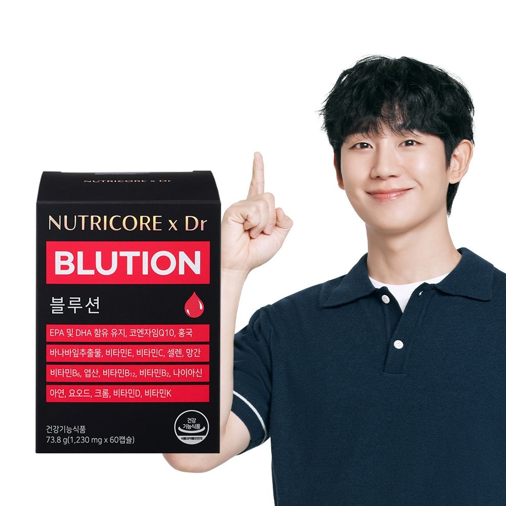 뉴트리코어 X Dr 블루션 블러딕스 60캡슐, 1개