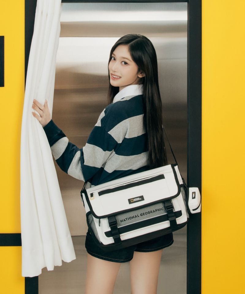 NATIONALGEOGRAPHIC <매장정품> 내셔널지오그래픽 [이서 ]N265ACR520 데이즈 메신저백 13 WHITE N265ACR520010 267687