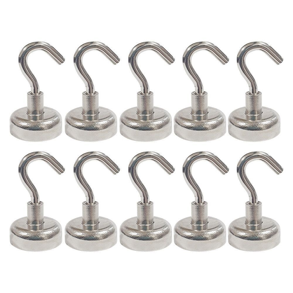 고리자석 20mm 1SET(10P) 초강력 네오디움 후크 자석