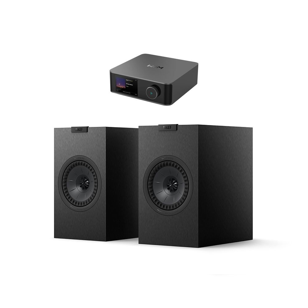 WiiM 윔 WiiM(윔) Amp Ultra + KEF Q1 Meta 올인원 스트리밍 하이파이 오디오