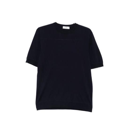 [해외] 로베르토 콜리나 26SS 로베르토 콜리나 반팔 티셔츠 263MYB80021 NAVY BLUE
