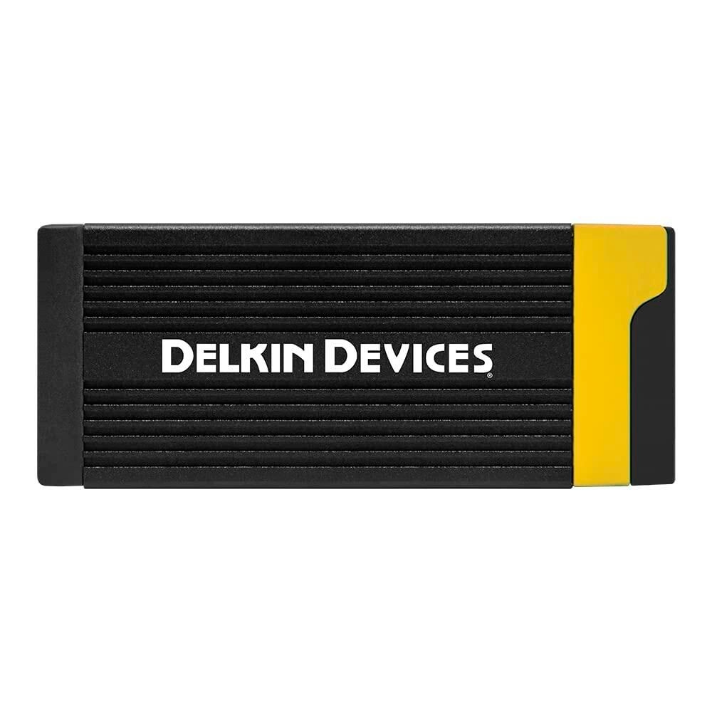 Delkin Devices USB 3.2 CFexpress 타입 A 및 UHS-II SD 카드 리더기, 전문 영화 제작자, 사진 작가 및 콘텐츠 제작자를 위한 10G