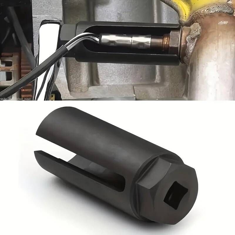 [해외] 녹스센서 1pc 22mm 차량용 산소 센서 제거 렌치 크롬 바나듐 스틸 스퀘어 드 소켓