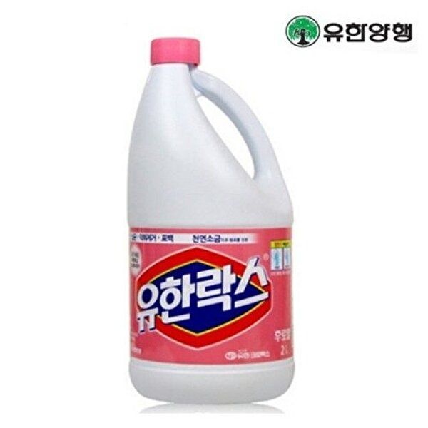 고품질 유한락스 후로랄 2L 청소용품 욕실청소 1개 락스 과산화수소 정제수 증류수 포비돈 W124E09