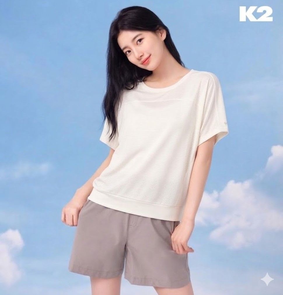 [롯데백화점]K2 여성 시그니처 반팔 라운드티셔츠 (25,280원/3,000원)