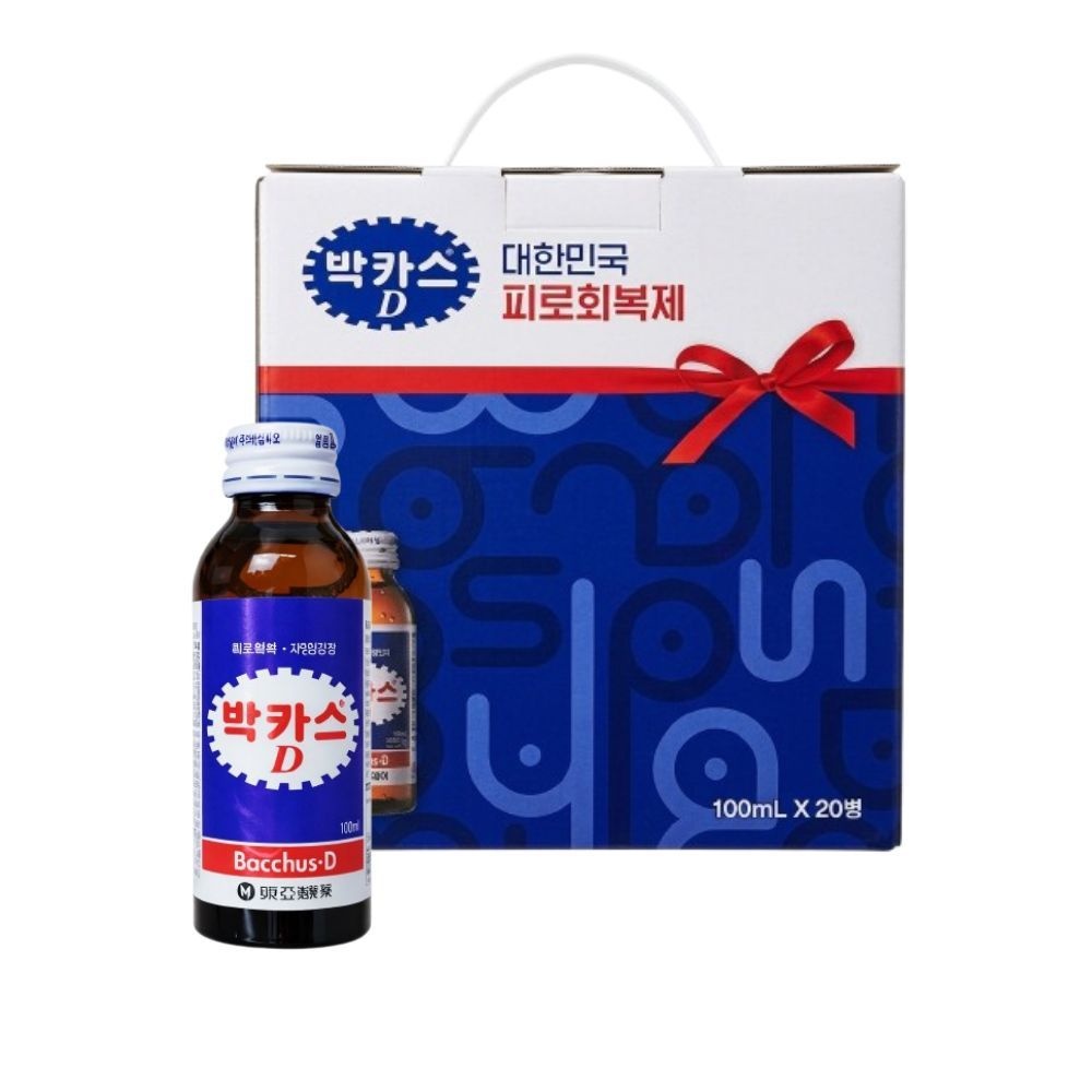 박카스D 드링크 피로회복제 선물용 100ml 20병 1박스