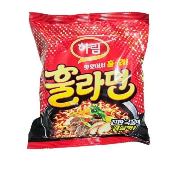 [셀러허브 식품] [하림] 하림 훌라면 봉지 112g   4개