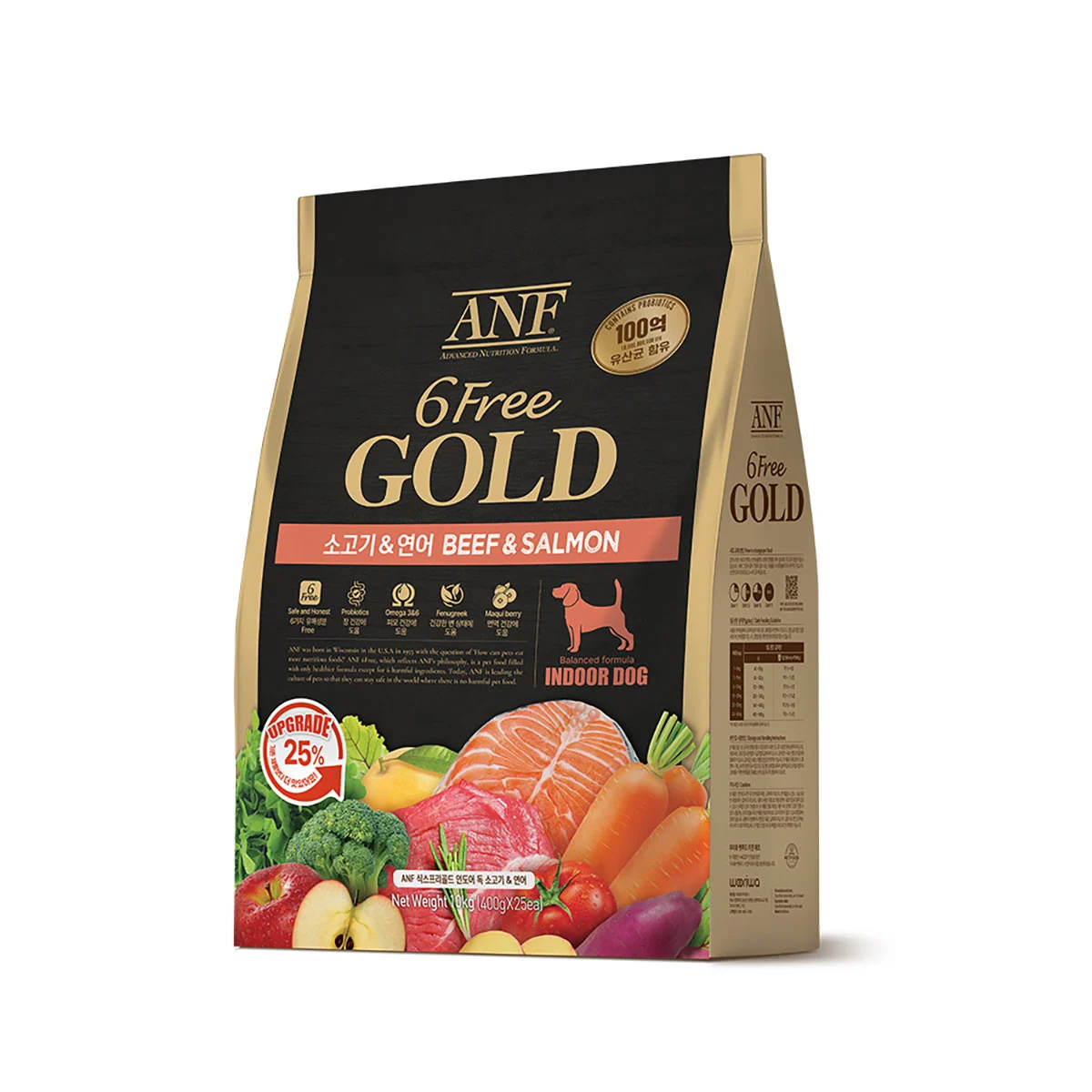 코스트코 ANF 식스프리골드 인도어 독 소고기&연어 10kg