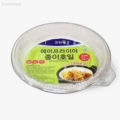 크린랲 에어프라이어 종이호일 23CM 30매 원형 캠핑 유산지