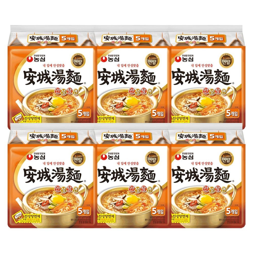 농심 안성탕면 125g X 30봉