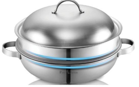 [롯데백화점] PN풍년 퓨어가르텐 통5중 파티웍,찜기세트(30cm)JU